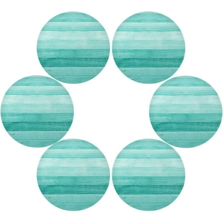 Coolnut Teal Wood Print Round Placemats Set of 6 Non-Slip Heat Resistant Washable Table Mats for Kitchen Dining Table Decoration 15.4 Inch
Coolnut Teal Wood Print Round Placemats Set of 6 Non-Slip Heat Resistant Washable Table Mats for Kitchen Dining Table Decoration 15.4 Inch