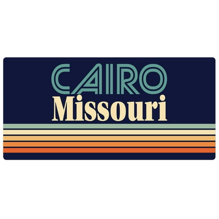 Cairo Missouri 5 x 2.5-Inch Fridge Magnet Retro Design
