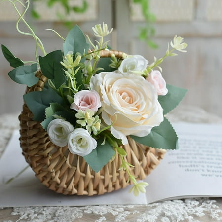 Wicker Handmade Flower Pot Basket Durable Candies and Snacks Storage Natural 17cm Height Lightweight Traditional Handwork Creative Portable
Wicker Handmade Flower Pot Basket Durable Candies and Snacks Storage Natural 17cm Height Lightweight Traditional Handwork Creative Portable