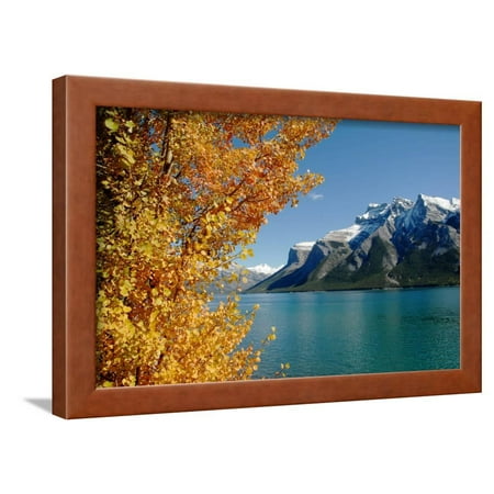 Lake Minnewanka in Autumn,Canadian Rockies,Canada Framed Print Wall Art By Tatsuo115