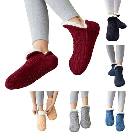 Slipper Socks-Women s Slipper Socks with Grippers|Plus Velvet Thickening Fuzzy Socks|Fluffy Socks for Wooden or Tiled Floors
Slipper Socks-Women s Slipper Socks with Grippers|Plus Velvet Thickening Fuzzy Socks|Fluffy Socks for Wooden or Tiled Floors