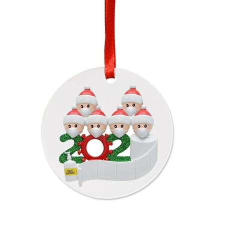 CHAOMA 2020 Ornament Personalized Family with Mask Christmas Tree Hanging Pendant DIY Festival Party Decoration 1/2/3/4/5/6/7 Heads
CHAOMA 2020 Ornament Personalized Family with Mask Christmas Tree Hanging Pendant DIY Festival Party Decoration 1/2/3/4/5/6/7 Heads