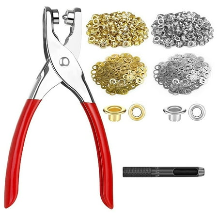 Grommet Tool Kit with Pliers 1/4 Inch Fabric Grommet Kit with Fabric Grommets for Leather/Belt/Shoes
Grommet Tool Kit with Pliers 1/4 Inch Fabric Grommet Kit with Fabric Grommets for Leather/Belt/Shoes