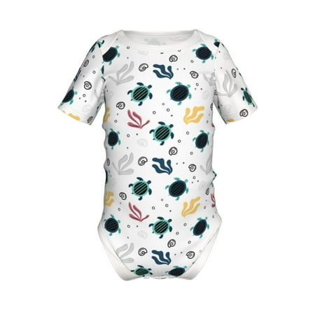 Junzan Turtles And Corals Print Short-Sleeve Baby Climbing Clothes Bodysuits for Infant One-Piece for Baby Boys & Girls Baby Clothes Baby Romper with Snap Closure-3 Months
Junzan Turtles And Corals Print Short-Sleeve Baby Climbing Clothes Bodysuits for Infant One-Piece for Baby Boys & Girls Baby Clothes Baby Romper with Snap Closure-3 Months