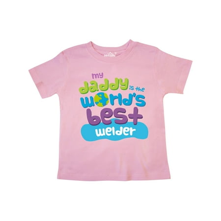 Inktastic My Daddy is the World’s Best Welder Gift Toddler Boy or Toddler Girl T-Shirt
Inktastic My Daddy is the World’s Best Welder Gift Toddler Boy or Toddler Girl T-Shirt