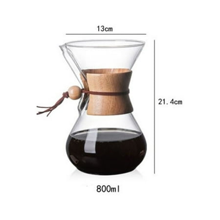 400/800ML 1PC High Temperature Resistant Glass Coffee Pot Stainless Steel Anti Scald Espresso Coffe Machine Coffee Maker
400/800ML 1PC High Temperature Resistant Glass Coffee Pot Stainless Steel Anti Scald Espresso Coffe Machine Coffee Maker