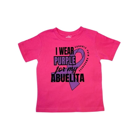 Inktastic Chronic Pain I Wear Purple For My Abuelita Gift Toddler Boy or Toddler Girl T-Shirt
Inktastic Chronic Pain I Wear Purple For My Abuelita Gift Toddler Boy or Toddler Girl T-Shirt