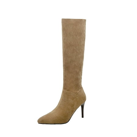 ZXHACSJ Vintage Boots Lace Up Thick High Heel Middle Boots Women s Medium Boots Khaki 42
ZXHACSJ Vintage Boots Lace Up Thick High Heel Middle Boots Women s Medium Boots Khaki 42