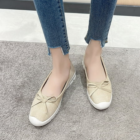 TOWED22 Flat Sandals For Women Womens Pointed Toe Ballet Flat Knit Dress Shoes Low Wedge Flat Shoes Comfort Slip On Flats Shoes for Woman Classic Softable Shoes Beige
TOWED22 Flat Sandals For Women Womens Pointed Toe Ballet Flat Knit Dress Shoes Low Wedge Flat Shoes Comfort Slip On Flats Shoes for Woman Classic Softable Shoes Beige