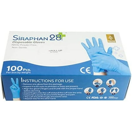 1000 Disposable Nitrile Gloves Powder Free Light Blue Extra Large Non-YhbSmt FDA Registered Made in Thailand
1000 Disposable Nitrile Gloves Powder Free Light Blue Extra Large Non-YhbSmt FDA Registered Made in Thailand