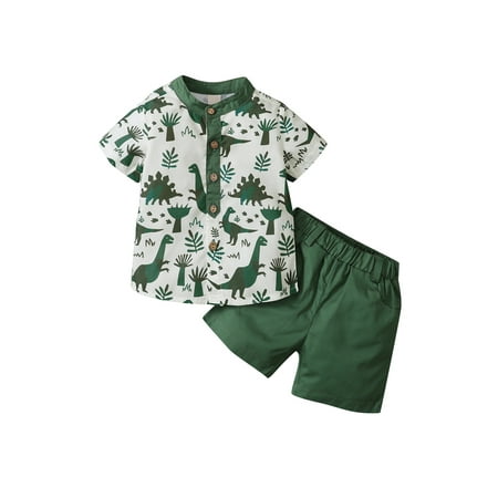 2Pcs Toddler Boy Cute Dinosaur Clothes Short Sleeve Shirts Tops+Elastic Shorts Summer Outfits
2Pcs Toddler Boy Cute Dinosaur Clothes Short Sleeve Shirts Tops+Elastic Shorts Summer Outfits
