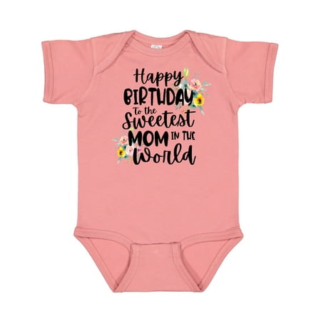 Inktastic Happy Birthday To The Sweetest Mom In The World Gift Baby Girl Bodysuit
Inktastic Happy Birthday To The Sweetest Mom In The World Gift Baby Girl Bodysuit