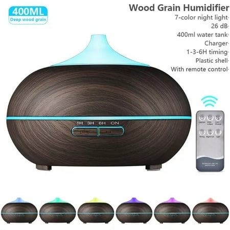 Humidifier Oil Diffuser For Home 400ml Wood Grain Cold Fogger Ultrasonic Mist Maker with Remote Control
Humidifier Oil Diffuser For Home 400ml Wood Grain Cold Fogger Ultrasonic Mist Maker with Remote Control