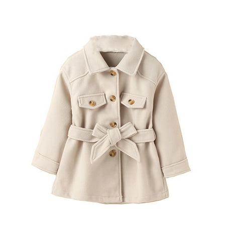 Toddler Girls Winter Warm Thickened Classic Jacket Button Solid Color For Kids Clothes Beige
Toddler Girls Winter Warm Thickened Classic Jacket Button Solid Color For Kids Clothes Beige