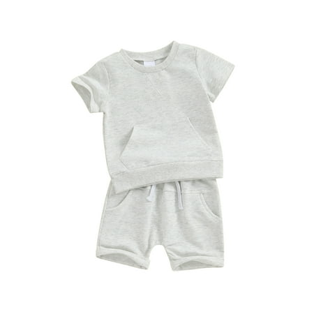 Arvbitana 6M 12M 18M 24M 3T Toddler Baby Boys Girls Shorts Set Solid Color Short Sleeve Embroidery Pocket T-shirt with Shorts 2Pcs Outfits Infant Casual Summer Clothes
Arvbitana 6M 12M 18M 24M 3T Toddler Baby Boys Girls Shorts Set Solid Color Short Sleeve Embroidery Pocket T-shirt with Shorts 2Pcs Outfits Infant Casual Summer Clothes