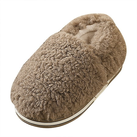 Vedolay Baby Boy Girl Shoes Slippers Soft Anti-Skid Toddler Shoes Brown 29