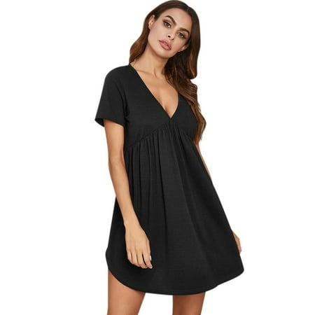 Jiayi Women Casual Sleepwear Pajamas Nightgown Nightdress Sleepshirt Night Gown Dress
Jiayi Women Casual Sleepwear Pajamas Nightgown Nightdress Sleepshirt Night Gown Dress