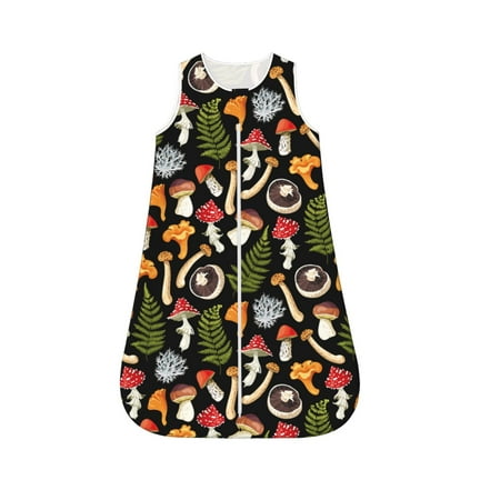 Fotbe Mushrooms Pattern Sleep Sack - Baby Wearable Blanket with Zipper Extra Soft Cotton Sleeveless Sleeping Bag for Infants-Small
Fotbe Mushrooms Pattern Sleep Sack - Baby Wearable Blanket with Zipper Extra Soft Cotton Sleeveless Sleeping Bag for Infants-Small