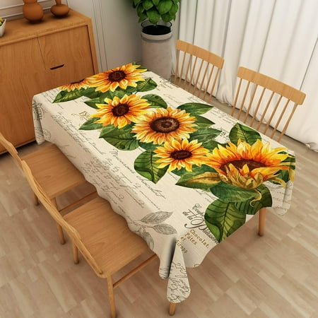 Uorbeay Tablecloth for Rectangle Tables Yellow Flower Rustic Floral Table Covers 60x102 Vintage Farmhouse Waterproof Spill Proof Durable Table Cloth for Home Dining Kitchen Outdoor Picnic Decor
Uorbeay Tablecloth for Rectangle Tables Yellow Flower Rustic Floral Table Covers 60x102 Vintage Farmhouse Waterproof Spill Proof Durable Table Cloth for Home Dining Kitchen Outdoor Picnic Decor