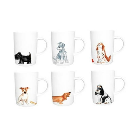 Roy Kirkham ER2172 Lyric Mug - Dogs Set of 6