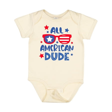 Inktastic 4th of July All American Dude with Red and Blue Glasses Gift Baby Boy Bodysuit
Inktastic 4th of July All American Dude with Red and Blue Glasses Gift Baby Boy Bodysuit