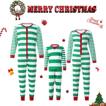 Christmas Family Matching Pajamas Striped Romper Onesies Zipper Jumpsuit Xmas Holiday Sleepwear Loungewear Pjs
Christmas Family Matching Pajamas Striped Romper Onesies Zipper Jumpsuit Xmas Holiday Sleepwear Loungewear Pjs