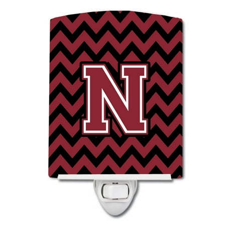 Caroline s Treasures CJ1052-NCNL Letter N Chevron Garnet and Black Ceramic Night Light 6x4x3 multicolor
Caroline s Treasures CJ1052-NCNL Letter N Chevron Garnet and Black Ceramic Night Light 6x4x3 multicolor