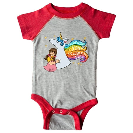 Inktastic Embrace Your Magical Side Girl Hugging A Unicorn Gift Baby Boy or Baby Girl Bodysuit
Inktastic Embrace Your Magical Side Girl Hugging A Unicorn Gift Baby Boy or Baby Girl Bodysuit