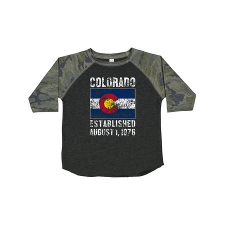 Inktastic Established August 1 1876 Colorado Flag Gift Toddler Boy or Toddler Girl T-Shirt
Inktastic Established August 1 1876 Colorado Flag Gift Toddler Boy or Toddler Girl T-Shirt