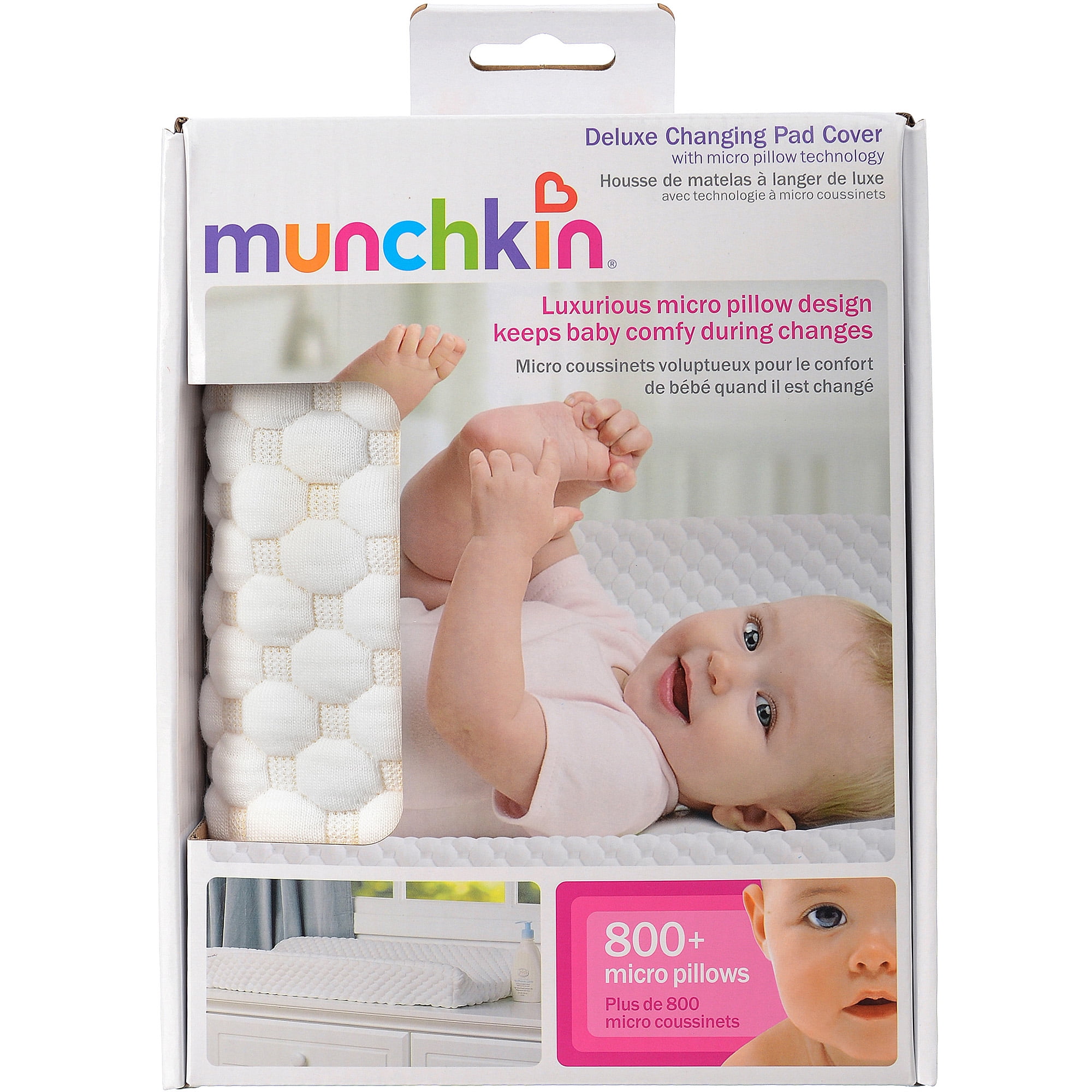 Munchkin Deluxe Changing Pad Cover with Micro-Pillow Technology ...