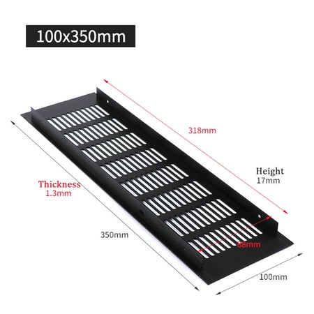 FANJIE 100mm Aluminium Rectangular Cabinet Wardrobe Air Vent Grille Ventilation-Cover
FANJIE 100mm Aluminium Rectangular Cabinet Wardrobe Air Vent Grille Ventilation-Cover