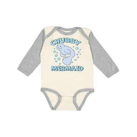 Inktastic Chubby Mermaid with Cute Manatee and Bubbles Gift Baby Boy or Baby Girl Long Sleeve Bodysuit
Inktastic Chubby Mermaid with Cute Manatee and Bubbles Gift Baby Boy or Baby Girl Long Sleeve Bodysuit