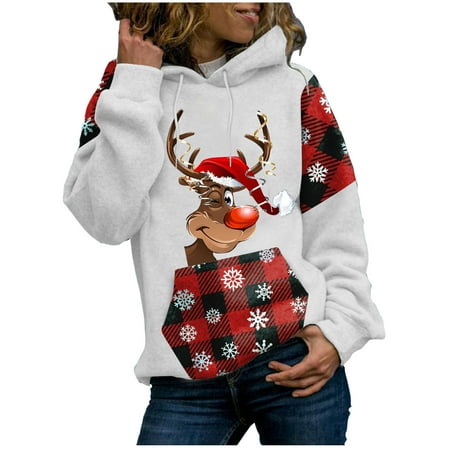 and Hoodies Women Crew Neck Long Sleeve Xmas Tree Print Pullover Shirts Plaid Pocket Sweatshirt
and Hoodies Women Crew Neck Long Sleeve Xmas Tree Print Pullover Shirts Plaid Pocket Sweatshirt