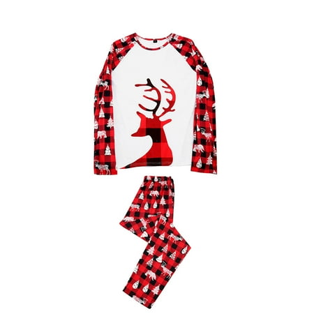 KEJIG Stylish Parent-child Warm Christmas Set Printed Home Wear Pajamas Two-piece Dad Set
KEJIG Stylish Parent-child Warm Christmas Set Printed Home Wear Pajamas Two-piece Dad Set