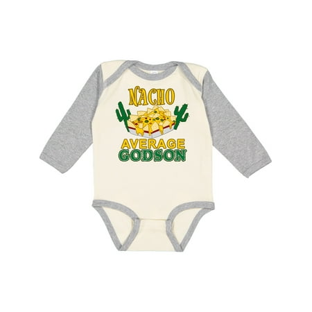Inktastic Nacho Average Godson with Nachos and Cacti Gift Baby Boy or Baby Girl Long Sleeve Bodysuit
Inktastic Nacho Average Godson with Nachos and Cacti Gift Baby Boy or Baby Girl Long Sleeve Bodysuit
