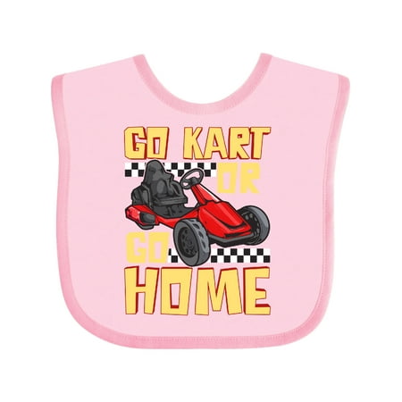 Inktastic Go Kart Funny Go Karting Gift Baby Boy or Baby Girl Bib