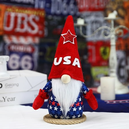 jiyugala independence day decor american five pointed goblin doll ornaments pointed hat doll 4th of july decor
jiyugala independence day decor american five pointed goblin doll ornaments pointed hat doll 4th of july decor