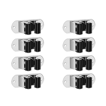 8Pcs Mop and Broom Holder Wall Mount Heavy Duty Stainless Steel Broom Holder Broom Organizer Garden Garage Storage Rack
8Pcs Mop and Broom Holder Wall Mount Heavy Duty Stainless Steel Broom Holder Broom Organizer Garden Garage Storage Rack