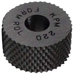 Male Diamond HSS Knurl Circular Pitch 90° Tooth Angle 20 TPI 30° Helix