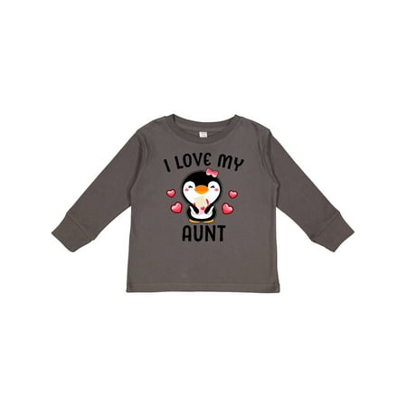 Inktastic I Love My Aunt with Cute Penguin and Hearts Girls Long Sleeve Toddler T-Shirt
Inktastic I Love My Aunt with Cute Penguin and Hearts Girls Long Sleeve Toddler T-Shirt