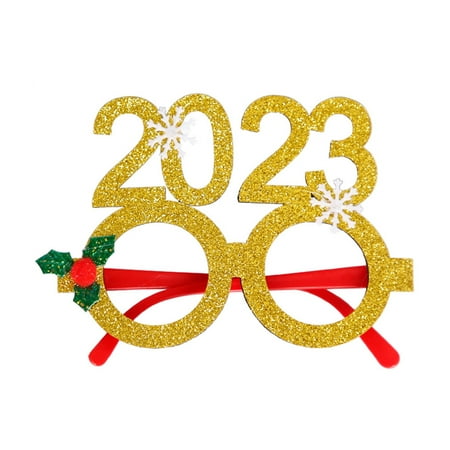 VEAREAR Xmas Eyeglasses Eye-catching Exquisite Lovely Multiple Styles Christmas Decoration Christmas Funny Eyeglasses for Party