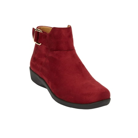 Comfortview Women s Wide Width The Cassie Bootie Ankle Boot