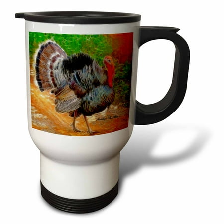 3dRose Thanksgiving Tom Travel Mug 14oz Stainless Steel