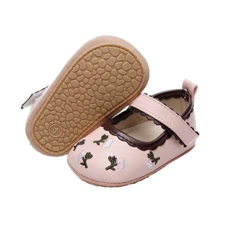 Baby Girls Princess Shoes Soft PU Leather Embroidery Flower Non-slip Bottom First Walker Shoes
Baby Girls Princess Shoes Soft PU Leather Embroidery Flower Non-slip Bottom First Walker Shoes