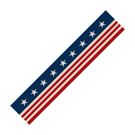 Independence Day 4th of July Cotten Line Strips and Stars Table Runner 13x70Inch Rustic Flag Table Cloth Runners for Home Party Dinner Holiday Decor
Independence Day 4th of July Cotten Line Strips and Stars Table Runner 13x70Inch Rustic Flag Table Cloth Runners for Home Party Dinner Holiday Decor