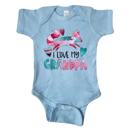Inktastic I Love My Grandpa Pink and Blue Fox with Hearts Gift Baby Boy or Baby Girl Bodysuit
Inktastic I Love My Grandpa Pink and Blue Fox with Hearts Gift Baby Boy or Baby Girl Bodysuit