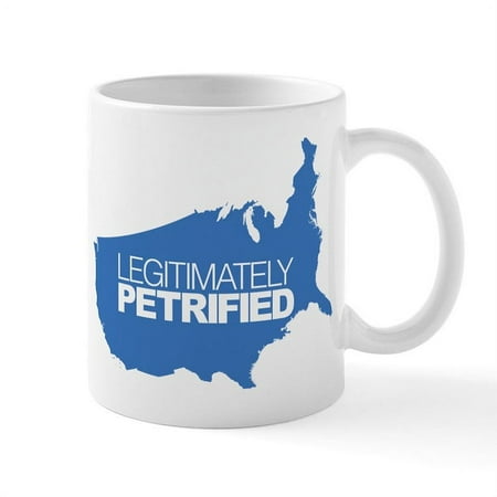 CafePress - Legitimately Petrified Mug - 11 oz Ceramic Mug - Novelty Coffee Tea Cup
CafePress - Legitimately Petrified Mug - 11 oz Ceramic Mug - Novelty Coffee Tea Cup