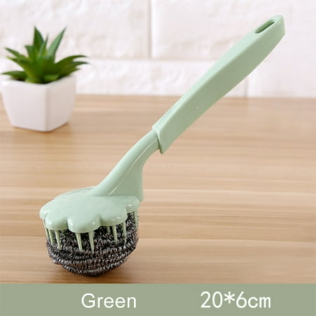 Ssxinyu Long Handle Pot Brush Steel Ball Scrub Brush Cleaning Dishes for Kitchen Home
Ssxinyu Long Handle Pot Brush Steel Ball Scrub Brush Cleaning Dishes for Kitchen Home