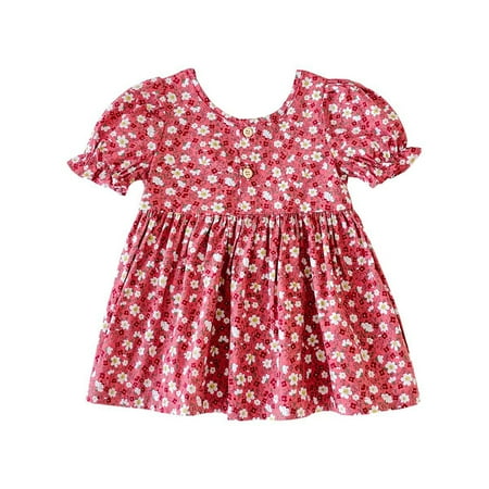 Kids Girls Princess Dress Leisure Floral Printed Short Sleeve Casual Toddler Girls Sundress Children s Day Gifts
Kids Girls Princess Dress Leisure Floral Printed Short Sleeve Casual Toddler Girls Sundress Children s Day Gifts
