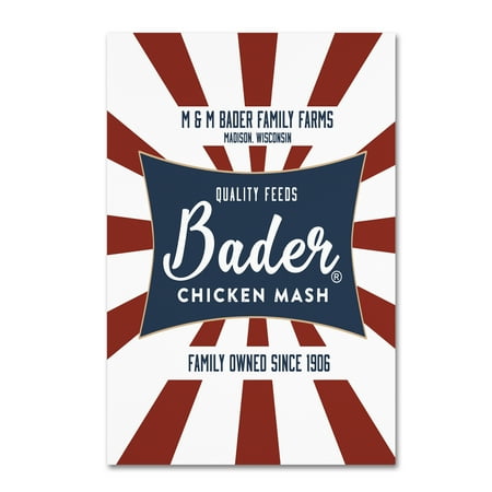 Trademark Fine Art 'Chicken Mash Feed Sack Two' Canvas Art by Marcee Duggar